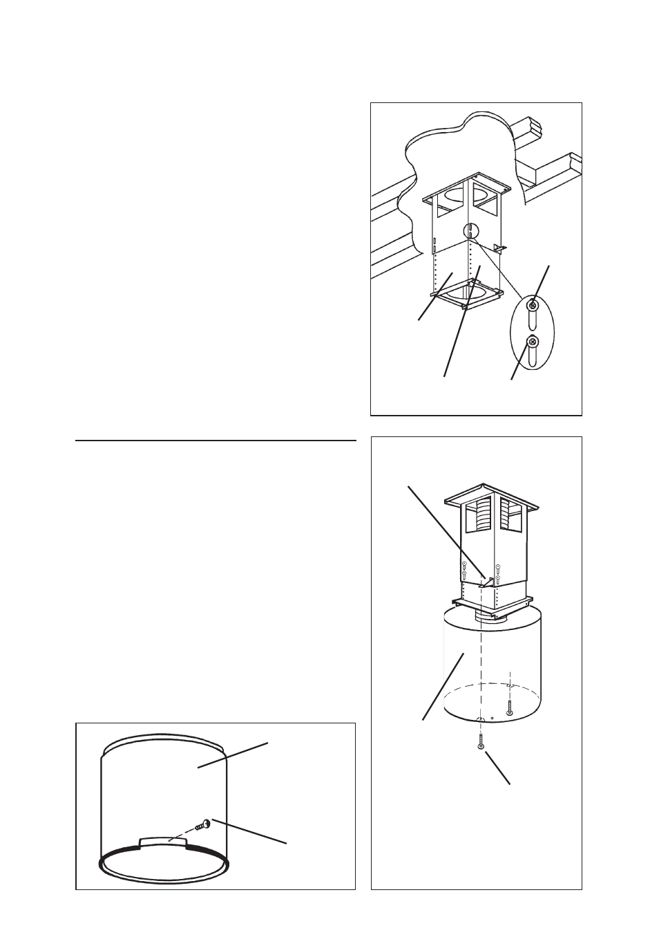 Installation de la cheminee telescopique | Broan BEST IS241 User Manual | Page 16 / 36