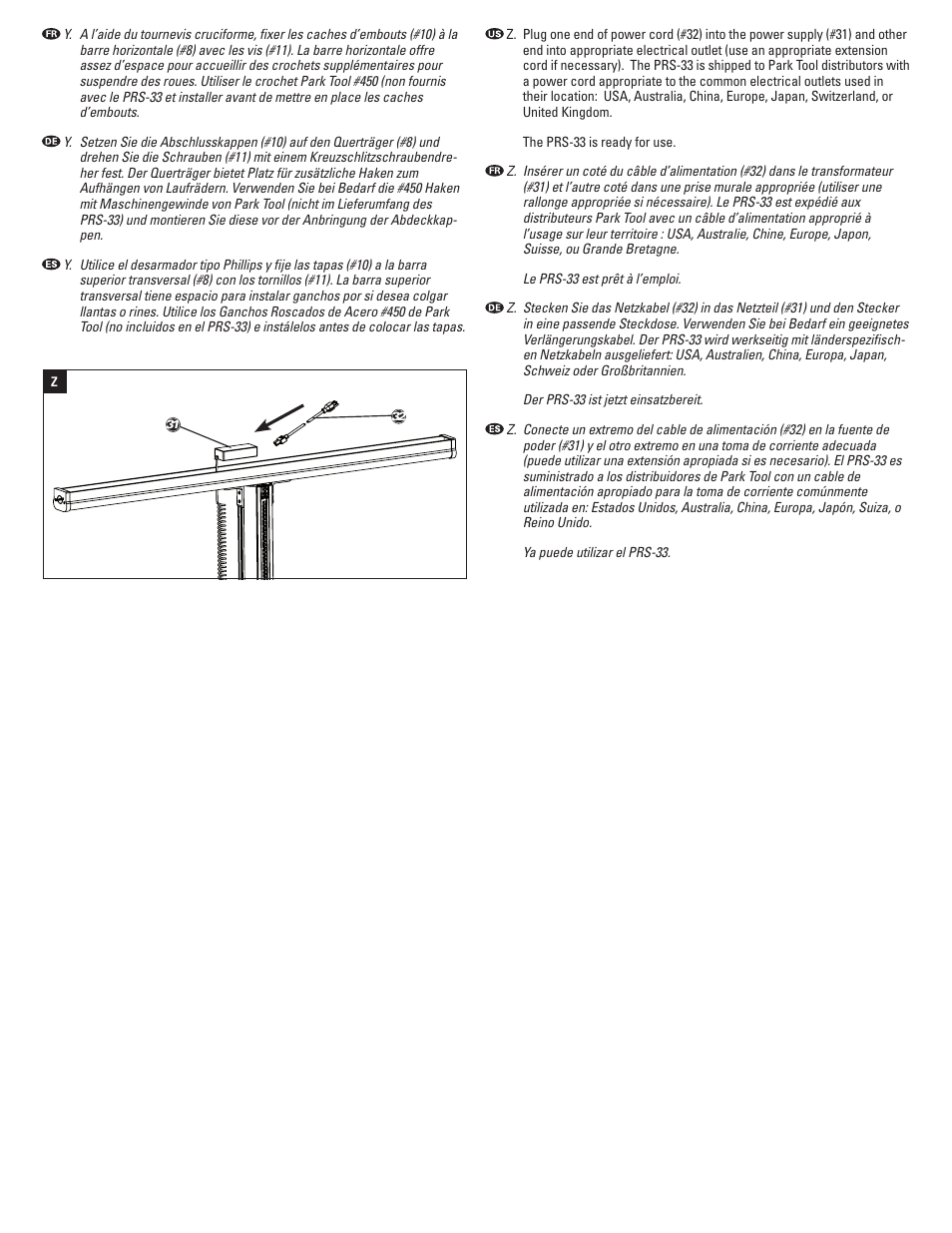 Park Tool PRS-33AOK User Manual | Page 13 / 20