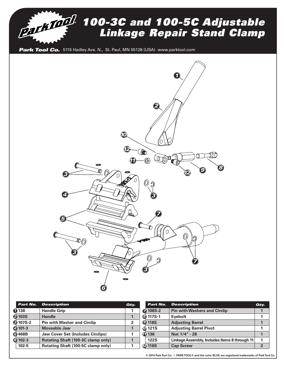 Park Tool 100-5C User Manual | Page 4 / 4