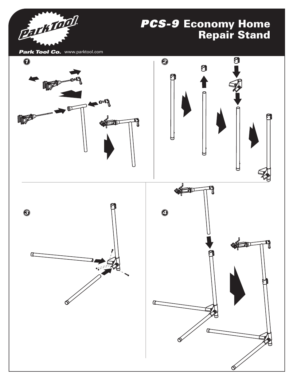 Pcs-9 economy home repair stand | Park Tool PCS-9 User Manual | Page 2 / 2