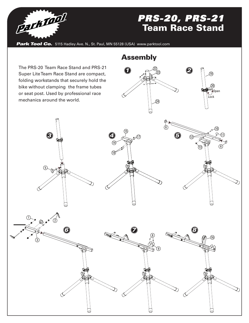 Park Tool PRS-21 User Manual | 4 pages