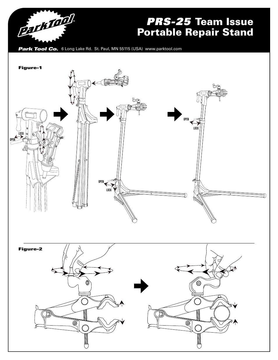 Prs-25 team issue portable repair stand | Park Tool PRS-25 User Manual | Page 3 / 6