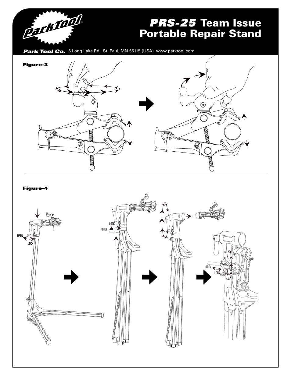 Prs-25 team issue portable repair stand | Park Tool PRS-25 User Manual | Page 4 / 6