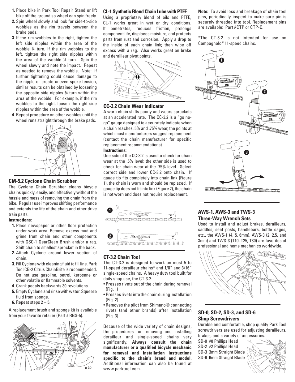English pg-2 | Park Tool AK-38 User Manual | Page 2 / 12