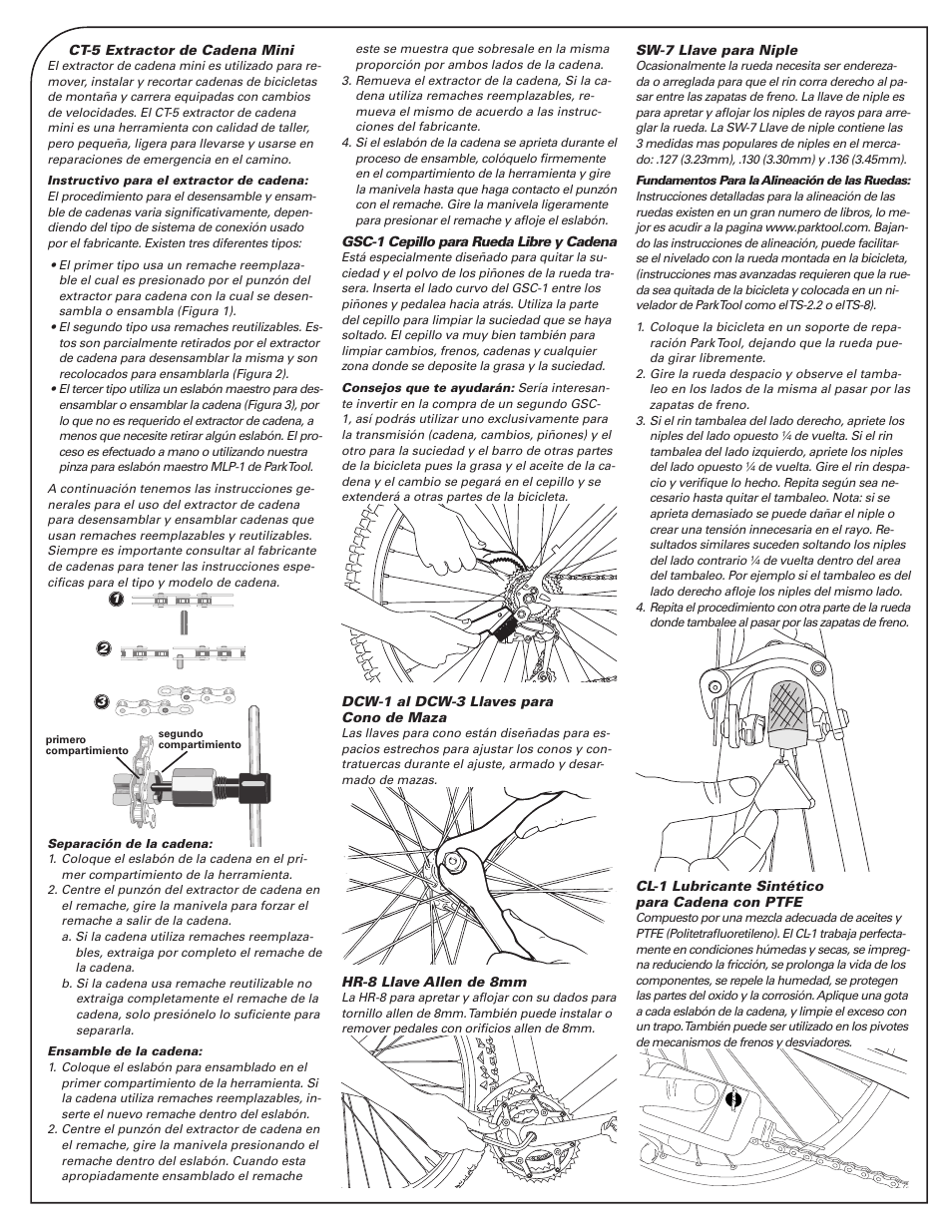 Park Tool SK-1 User Manual | Page 2 / 8