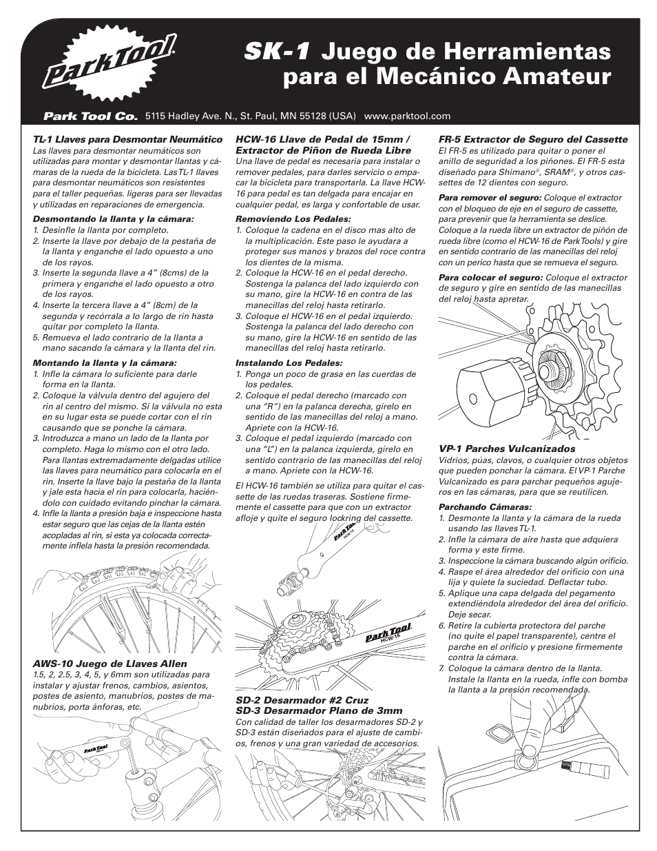 Park Tool SK-1 User Manual | Page 3 / 8