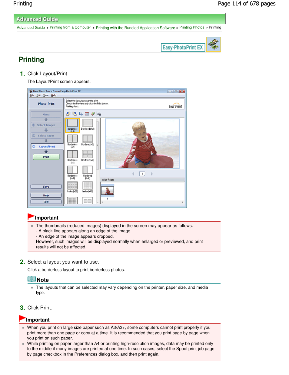 Printing | Canon PIXMA MP250 User Manual | Page 114 / 678