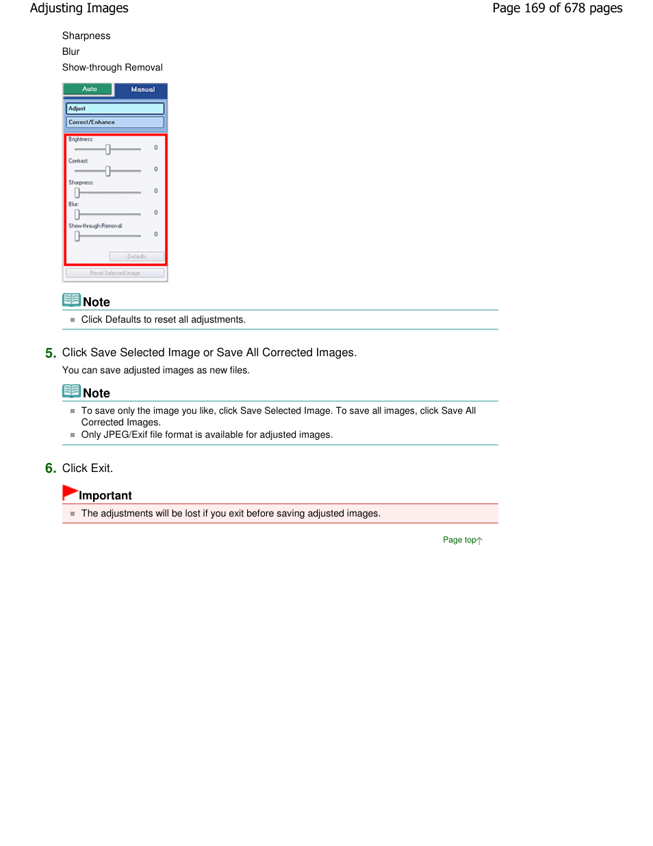 Canon PIXMA MP250 User Manual | Page 169 / 678