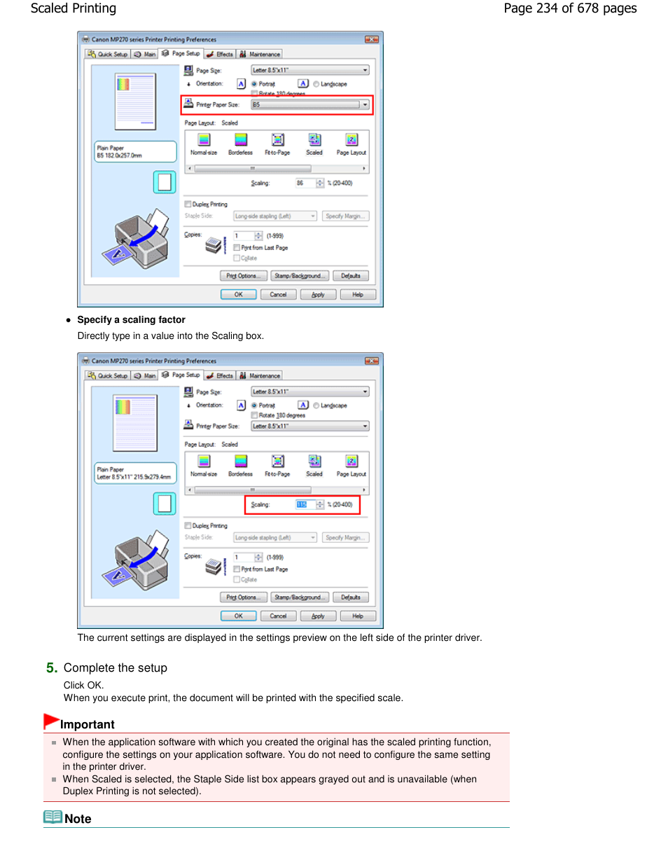 Canon PIXMA MP250 User Manual | Page 234 / 678