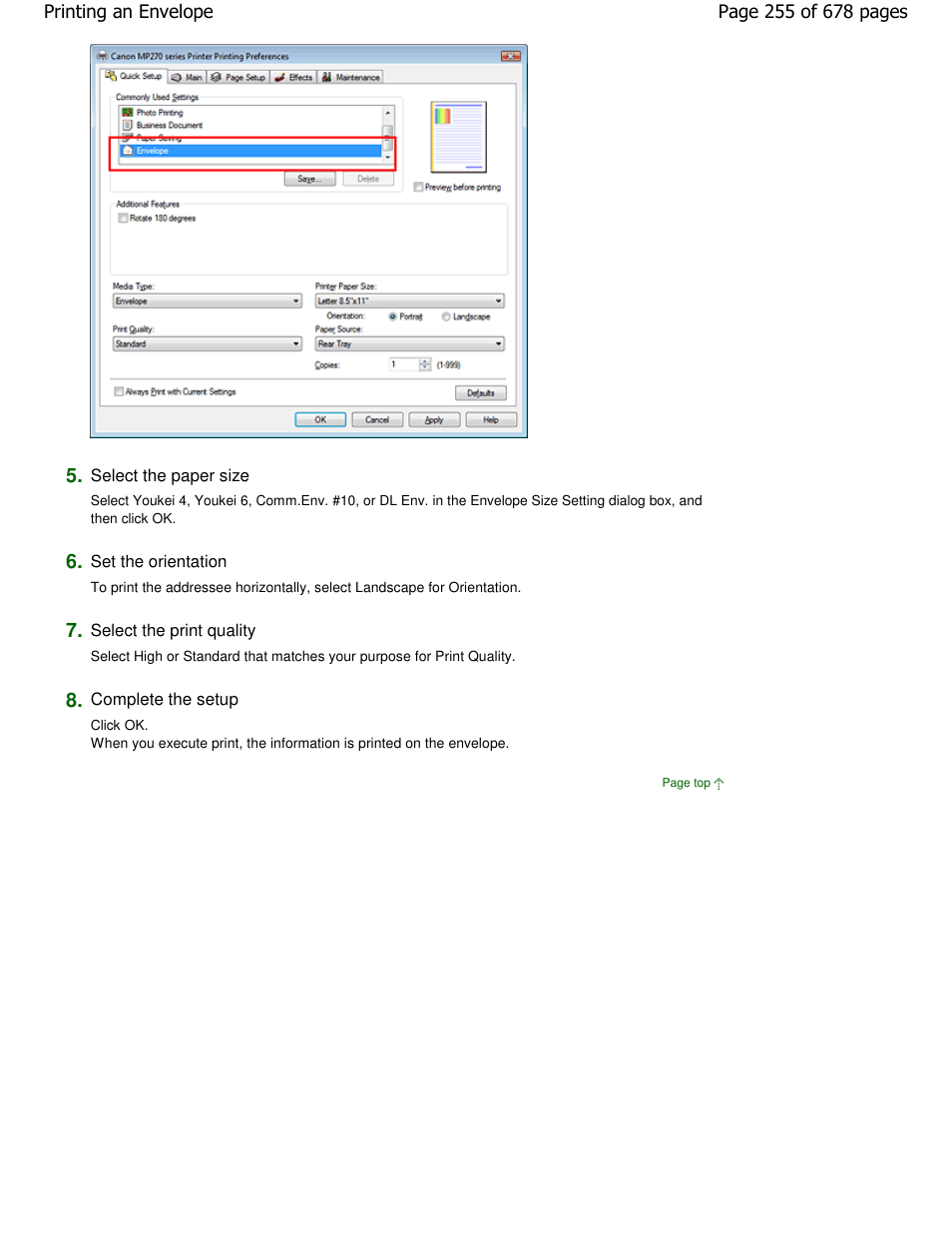 Canon PIXMA MP250 User Manual | Page 255 / 678