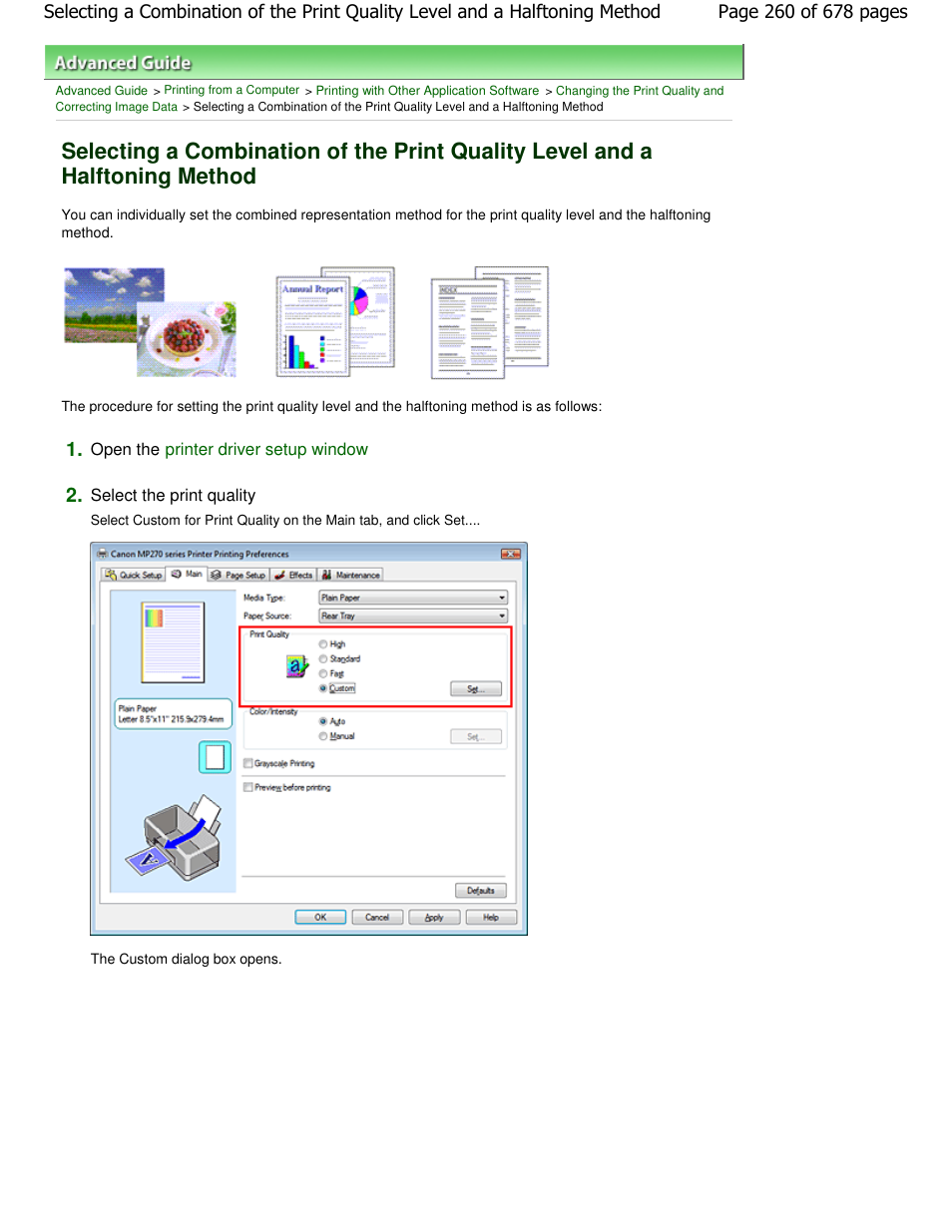 Canon PIXMA MP250 User Manual | Page 260 / 678