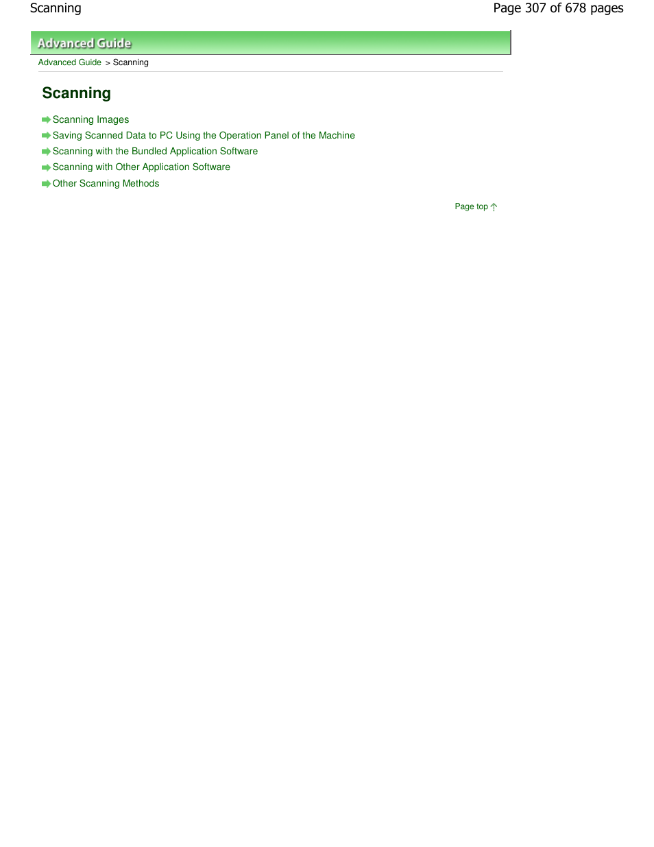 Scanning | Canon PIXMA MP250 User Manual | Page 307 / 678
