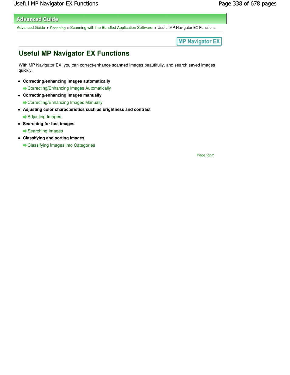 Useful mp navigator ex functions | Canon PIXMA MP250 User Manual | Page 338 / 678