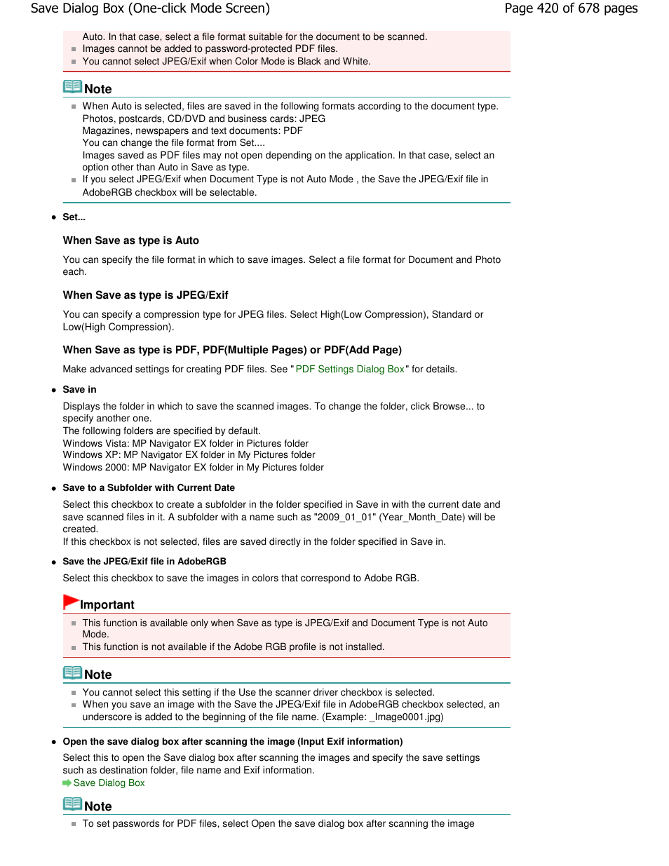 Canon PIXMA MP250 User Manual | Page 420 / 678