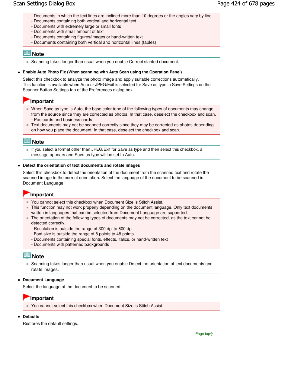 Canon PIXMA MP250 User Manual | Page 424 / 678