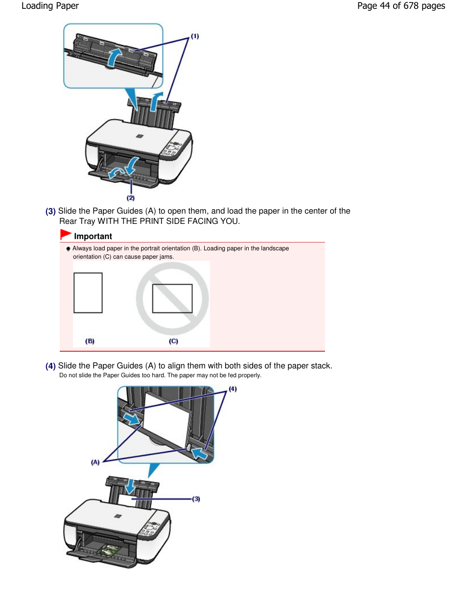 Canon PIXMA MP250 User Manual | Page 44 / 678