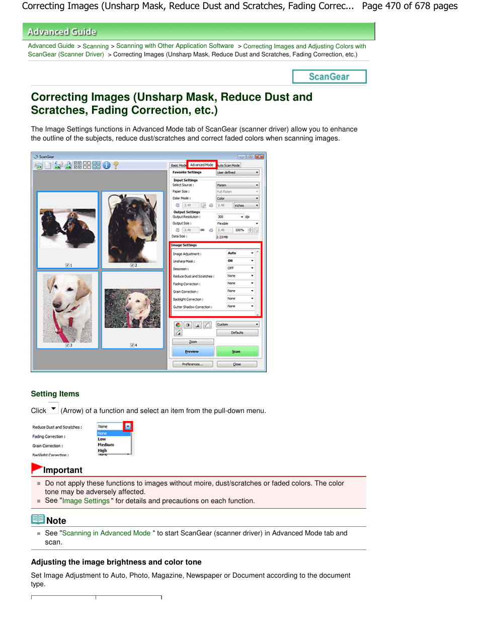 Canon PIXMA MP250 User Manual | Page 470 / 678