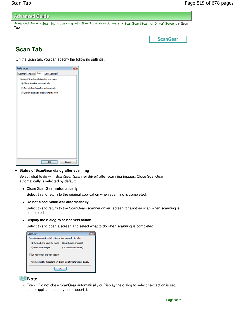 Scan tab | Canon PIXMA MP250 User Manual | Page 519 / 678
