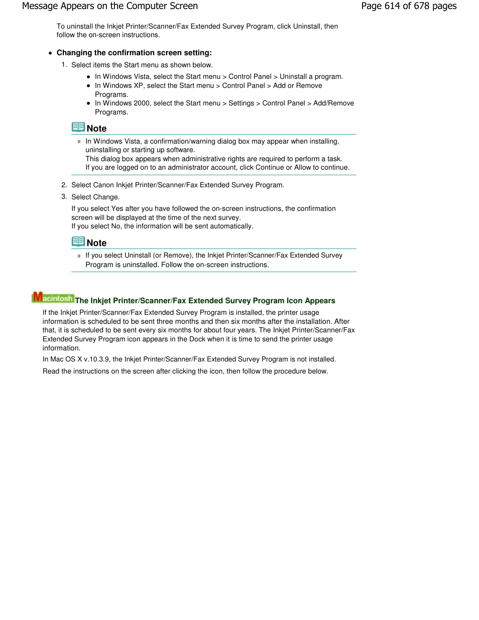 Canon PIXMA MP250 User Manual | Page 614 / 678