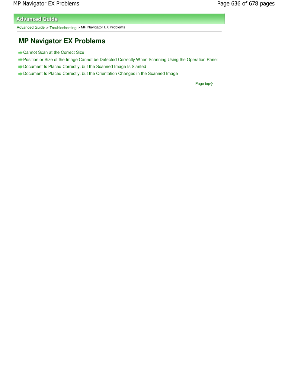 Mp navigator ex problems | Canon PIXMA MP250 User Manual | Page 636 / 678