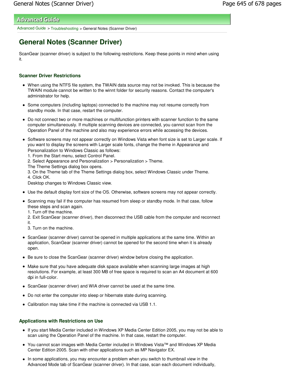 Canon PIXMA MP250 User Manual | Page 645 / 678