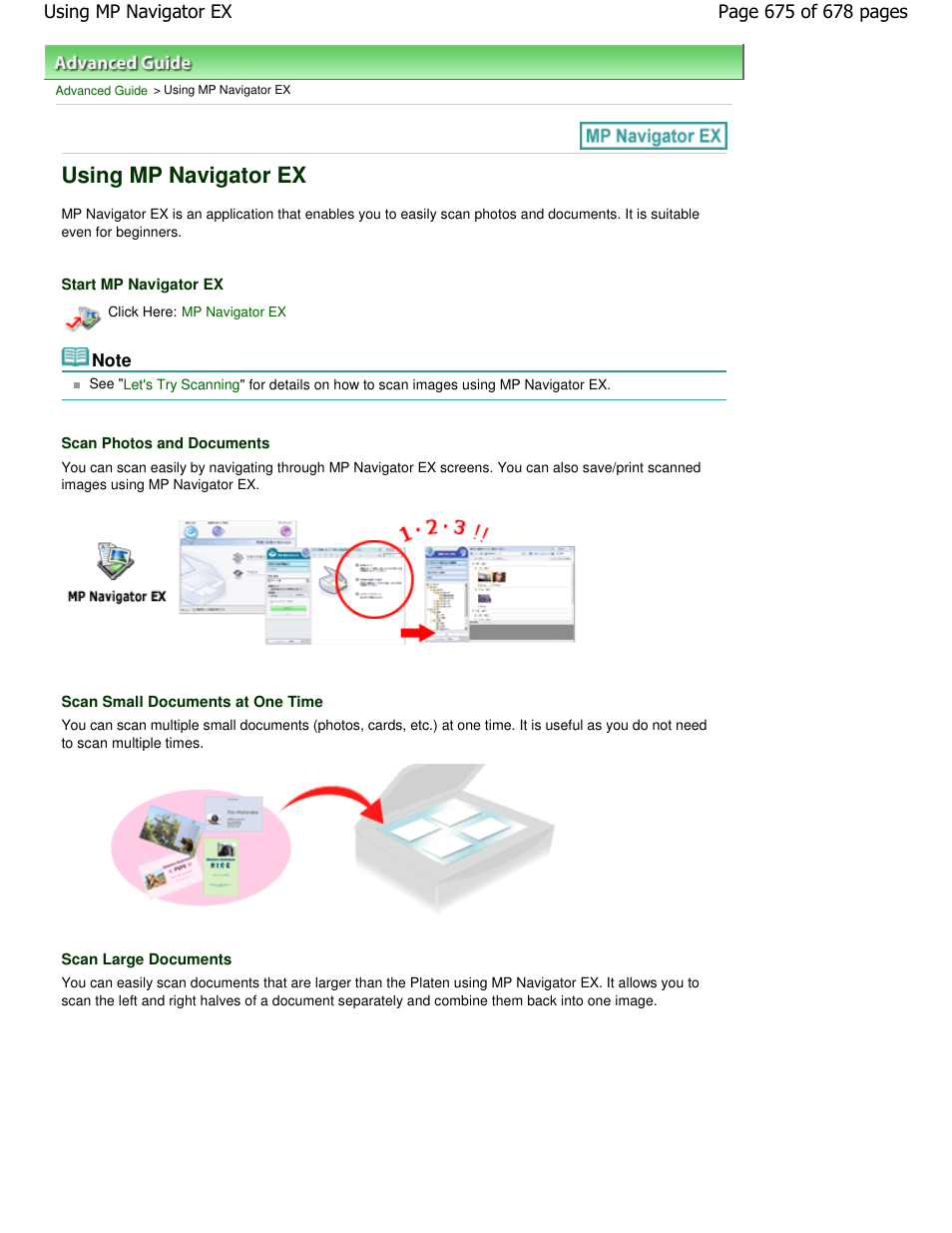 Using mp navigator ex | Canon PIXMA MP250 User Manual | Page 675 / 678