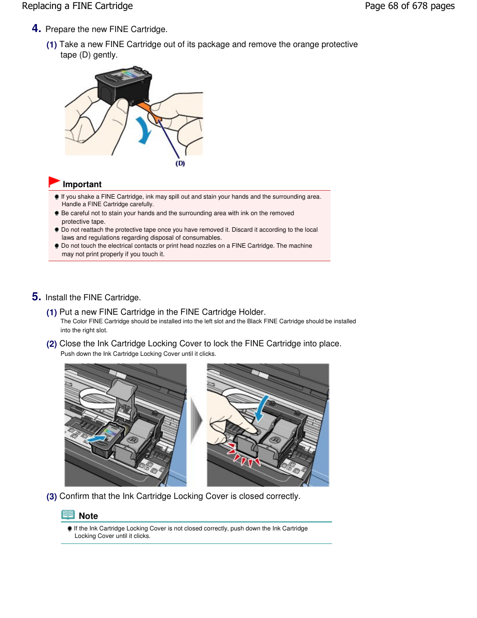 Canon PIXMA MP250 User Manual | Page 68 / 678