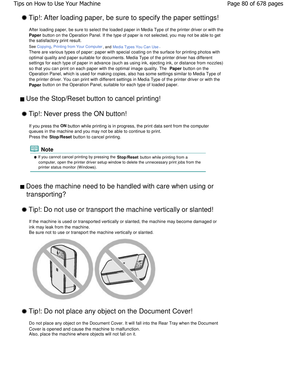 Canon PIXMA MP250 User Manual | Page 80 / 678