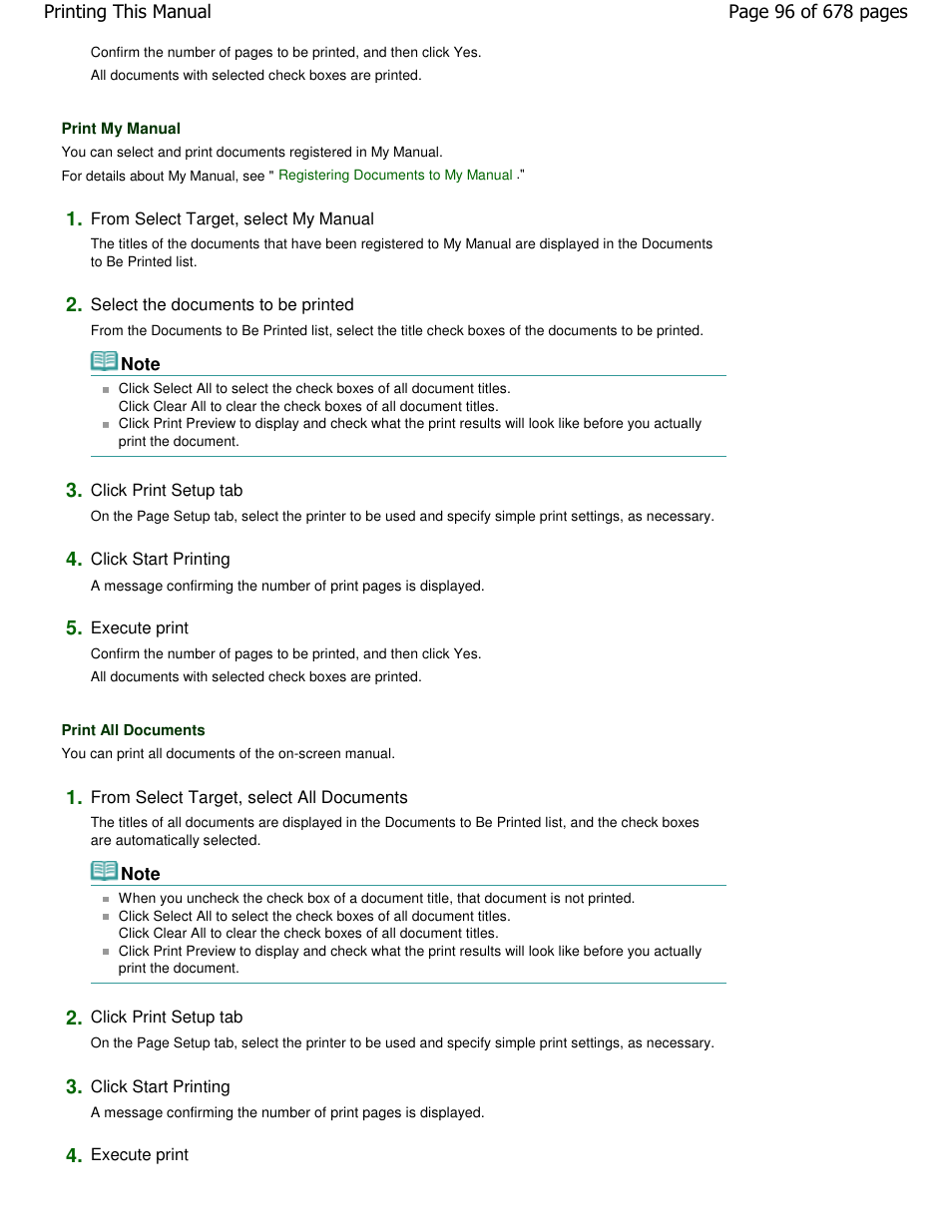Canon PIXMA MP250 User Manual | Page 96 / 678