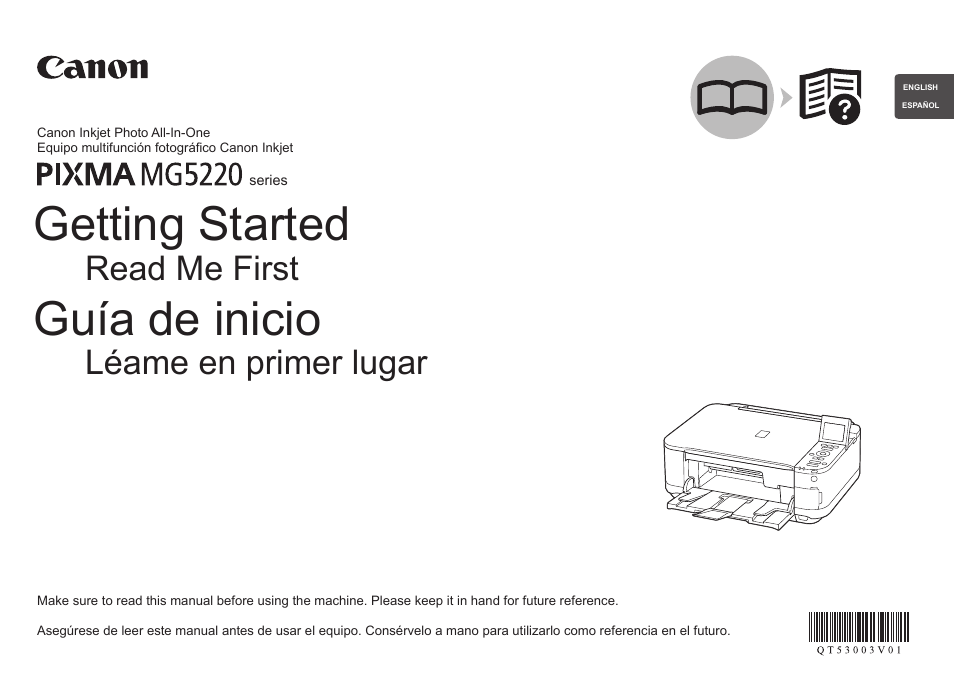 Canon PIXMA MG5220 User Manual | 54 pages