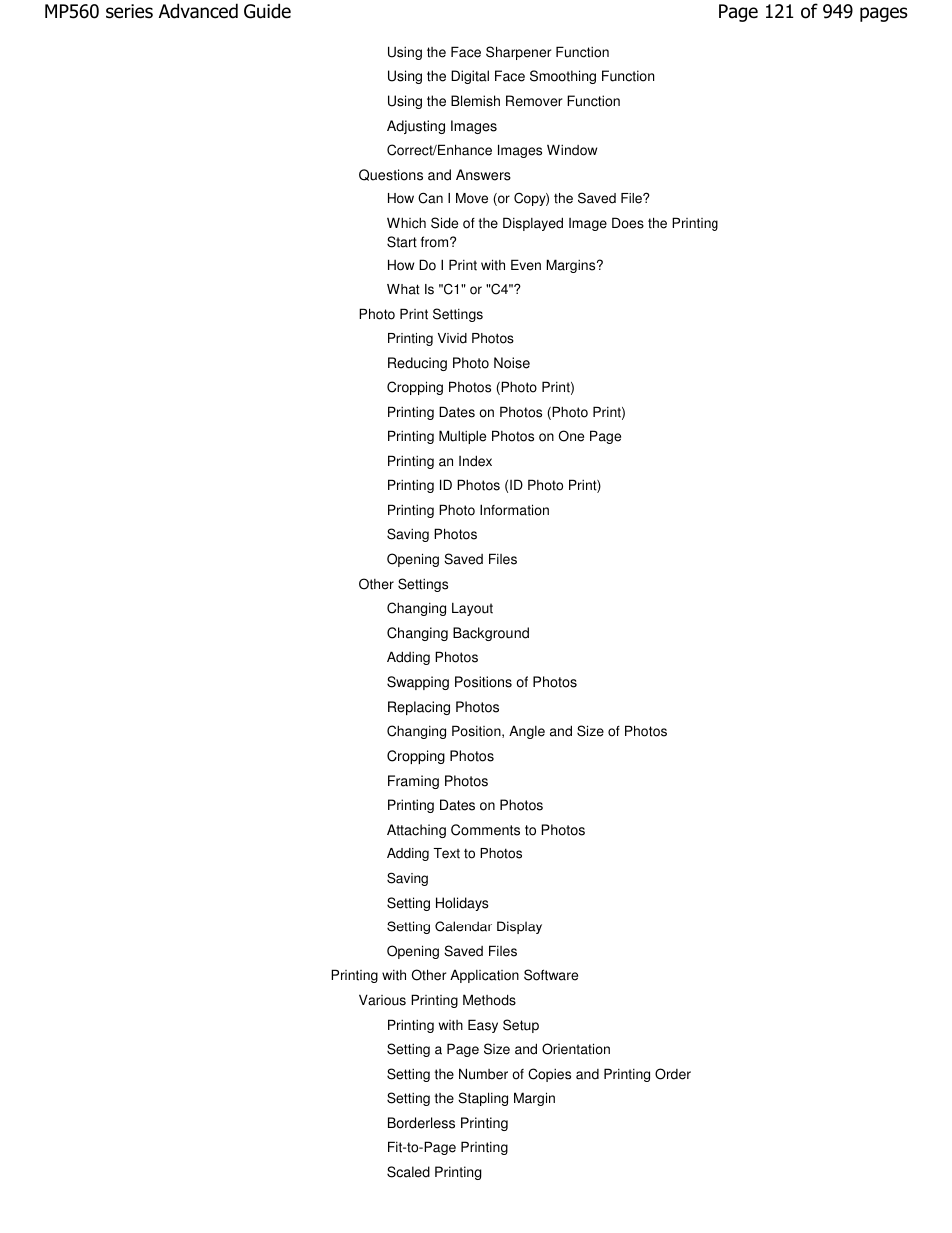 Canon PIXMA MP560 User Manual | Page 121 / 949