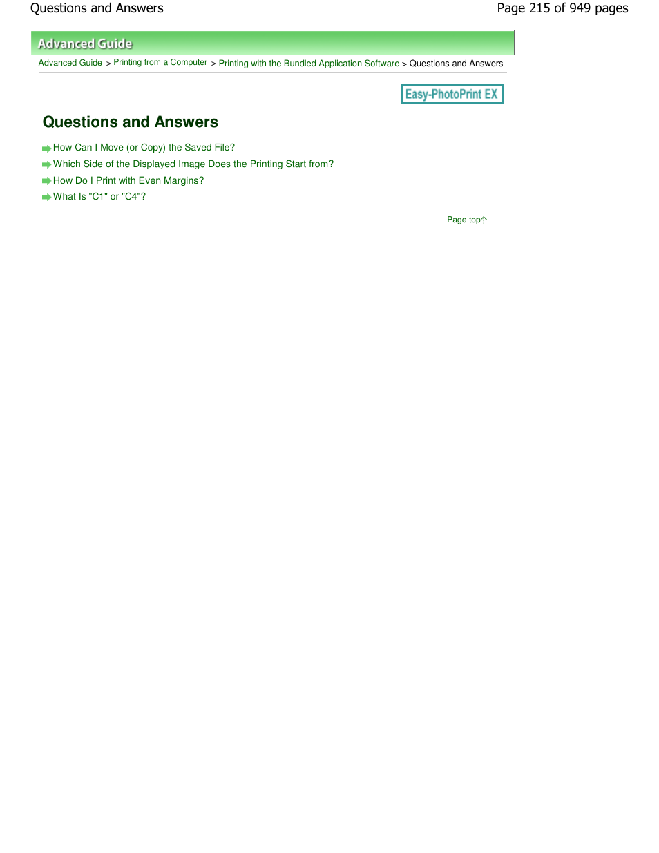 Questions and answers | Canon PIXMA MP560 User Manual | Page 215 / 949