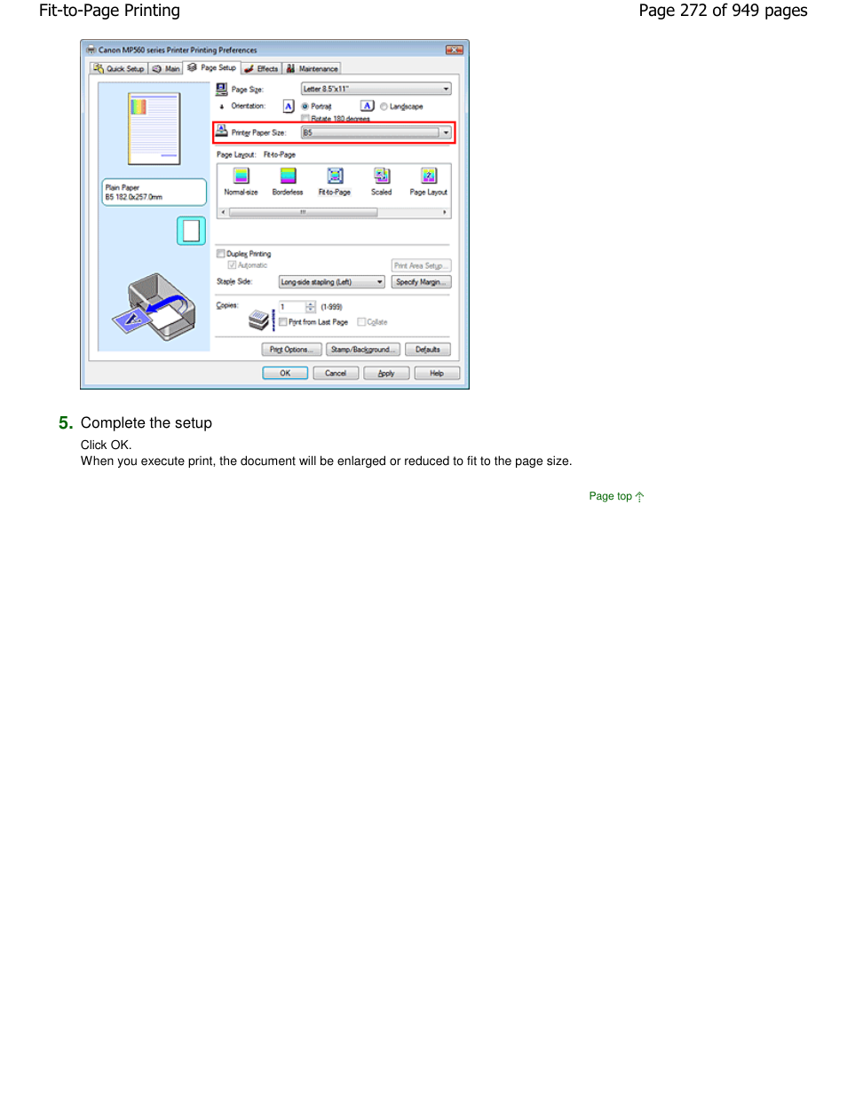 Canon PIXMA MP560 User Manual | Page 272 / 949