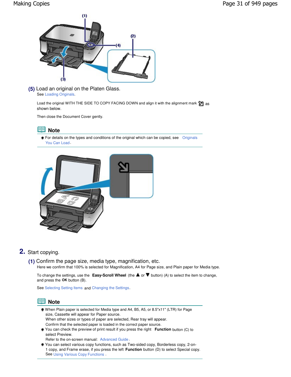 Canon PIXMA MP560 User Manual | Page 31 / 949