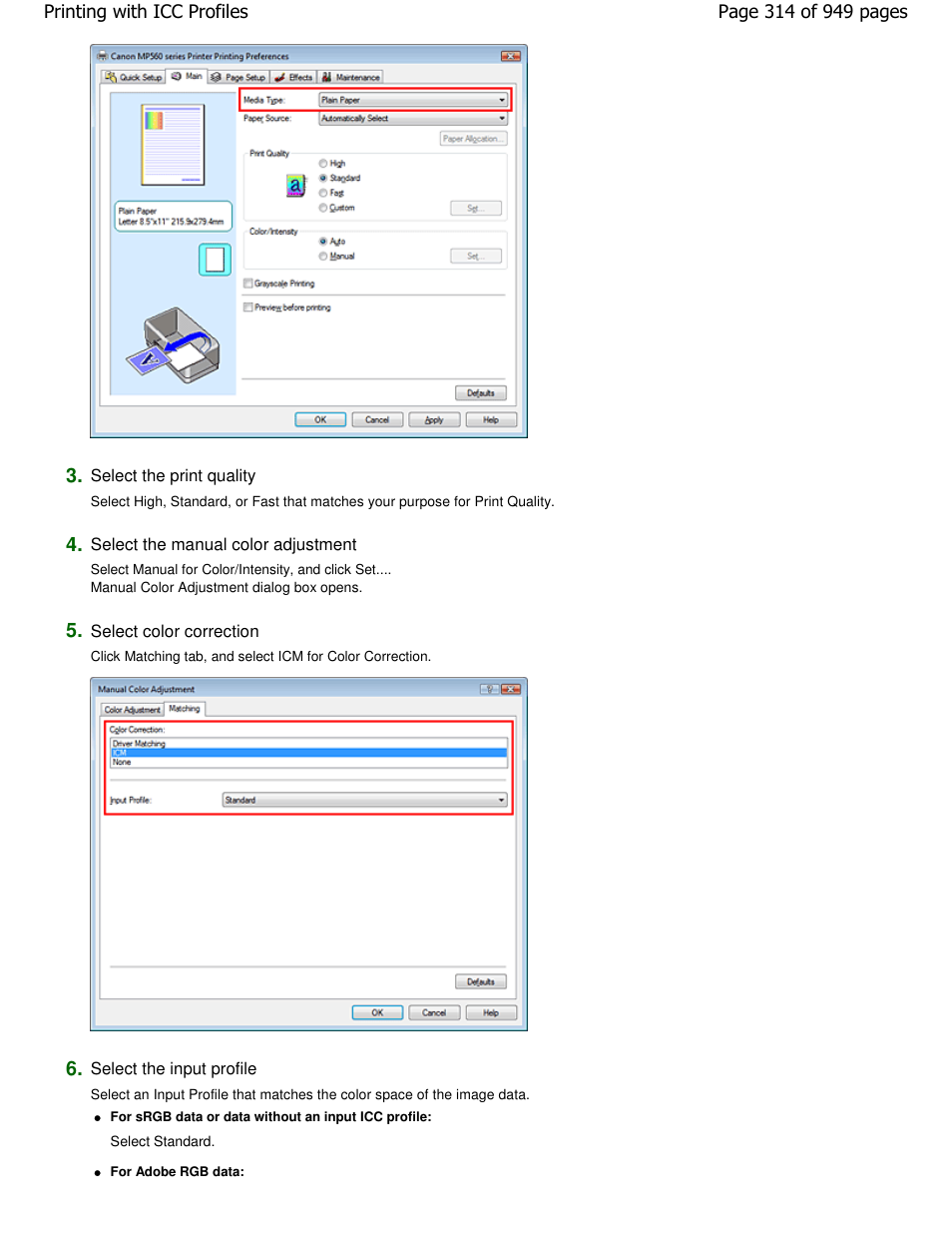 Canon PIXMA MP560 User Manual | Page 314 / 949