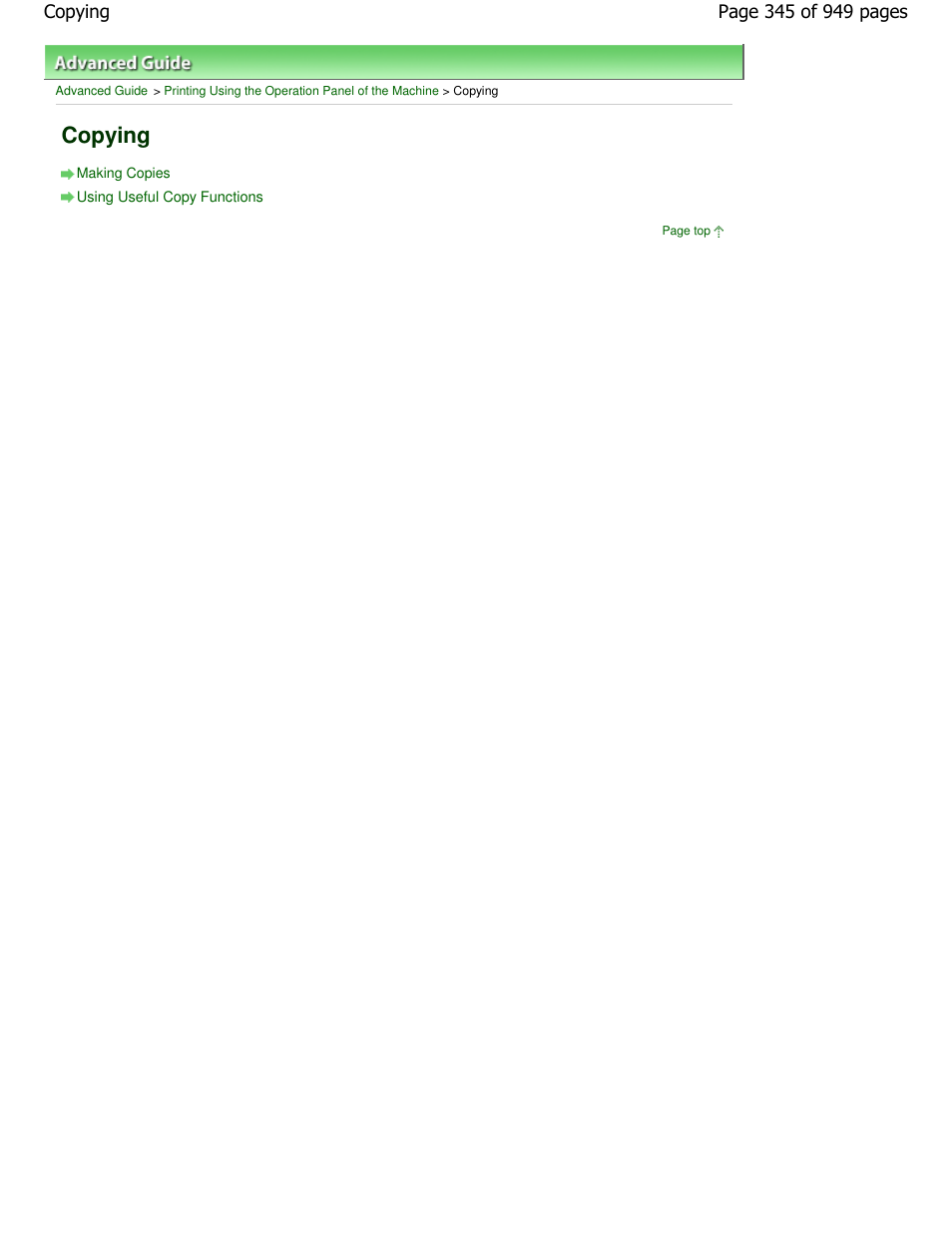 Copying | Canon PIXMA MP560 User Manual | Page 345 / 949