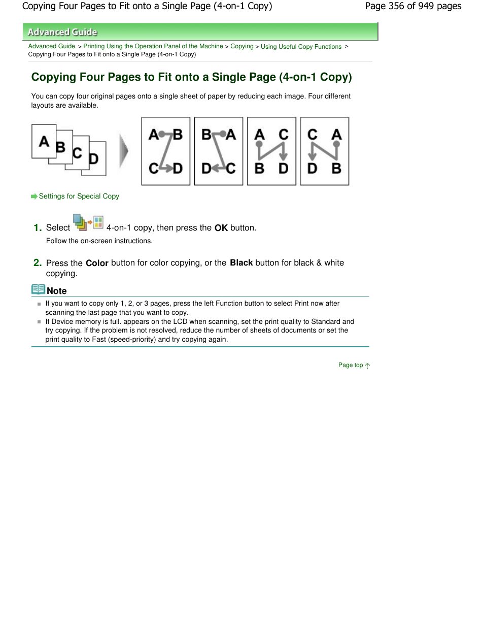 Canon PIXMA MP560 User Manual | Page 356 / 949