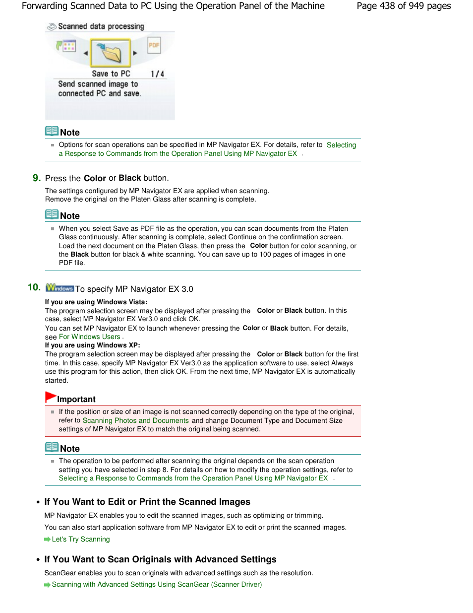 Canon PIXMA MP560 User Manual | Page 438 / 949