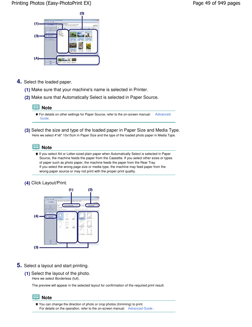 Canon PIXMA MP560 User Manual | Page 49 / 949