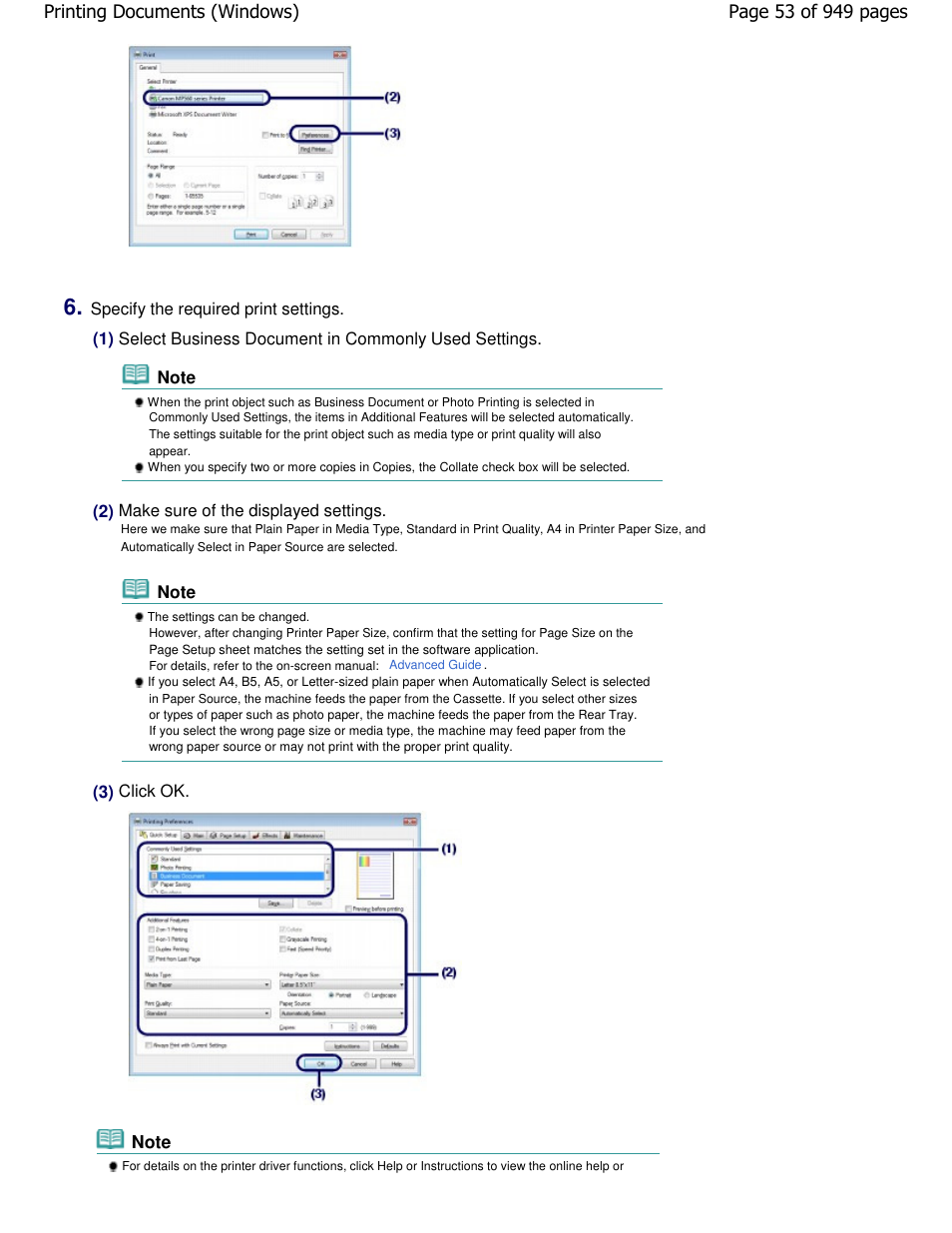 Canon PIXMA MP560 User Manual | Page 53 / 949