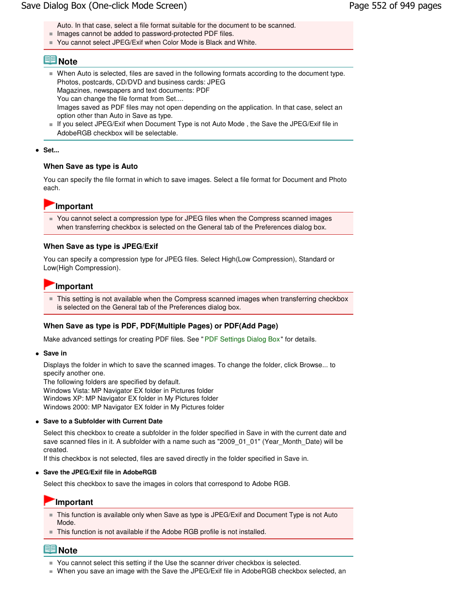 Canon PIXMA MP560 User Manual | Page 552 / 949