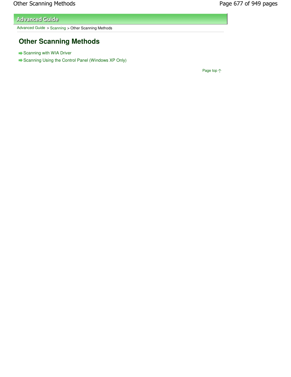 Other scanning methods | Canon PIXMA MP560 User Manual | Page 677 / 949