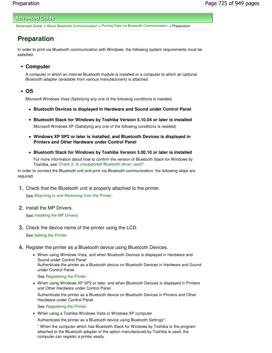 Preparation | Canon PIXMA MP560 User Manual | Page 725 / 949