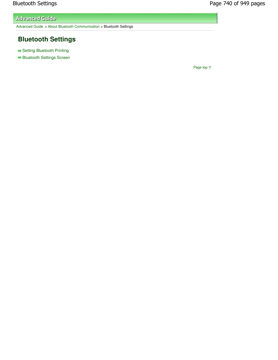 Bluetooth settings | Canon PIXMA MP560 User Manual | Page 740 / 949