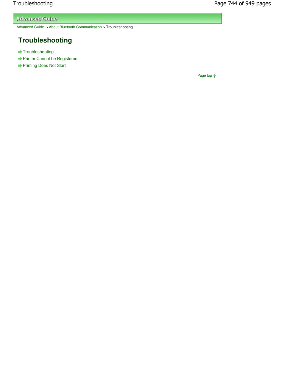 Troubleshooting | Canon PIXMA MP560 User Manual | Page 744 / 949
