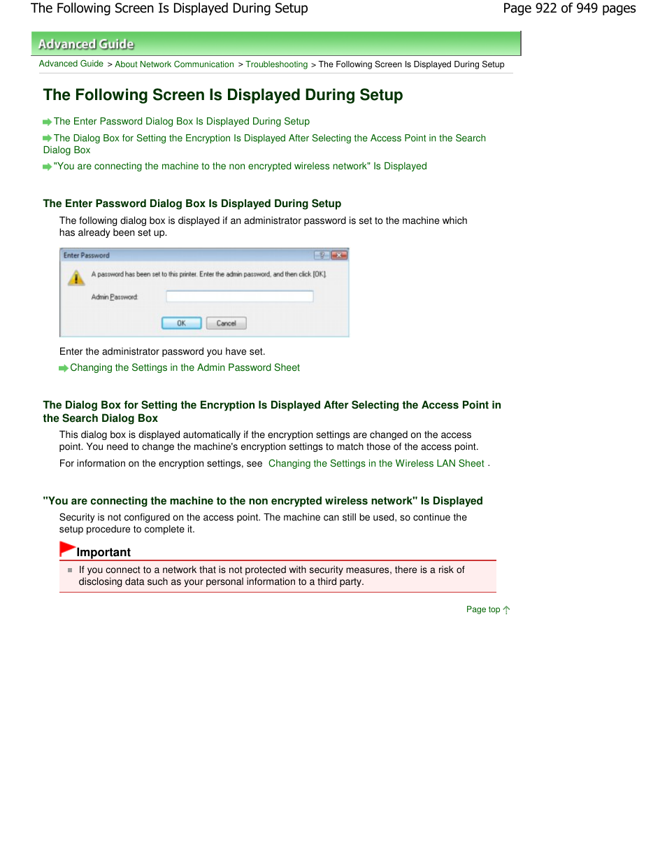The following screen is displayed during setup | Canon PIXMA MP560 User Manual | Page 922 / 949