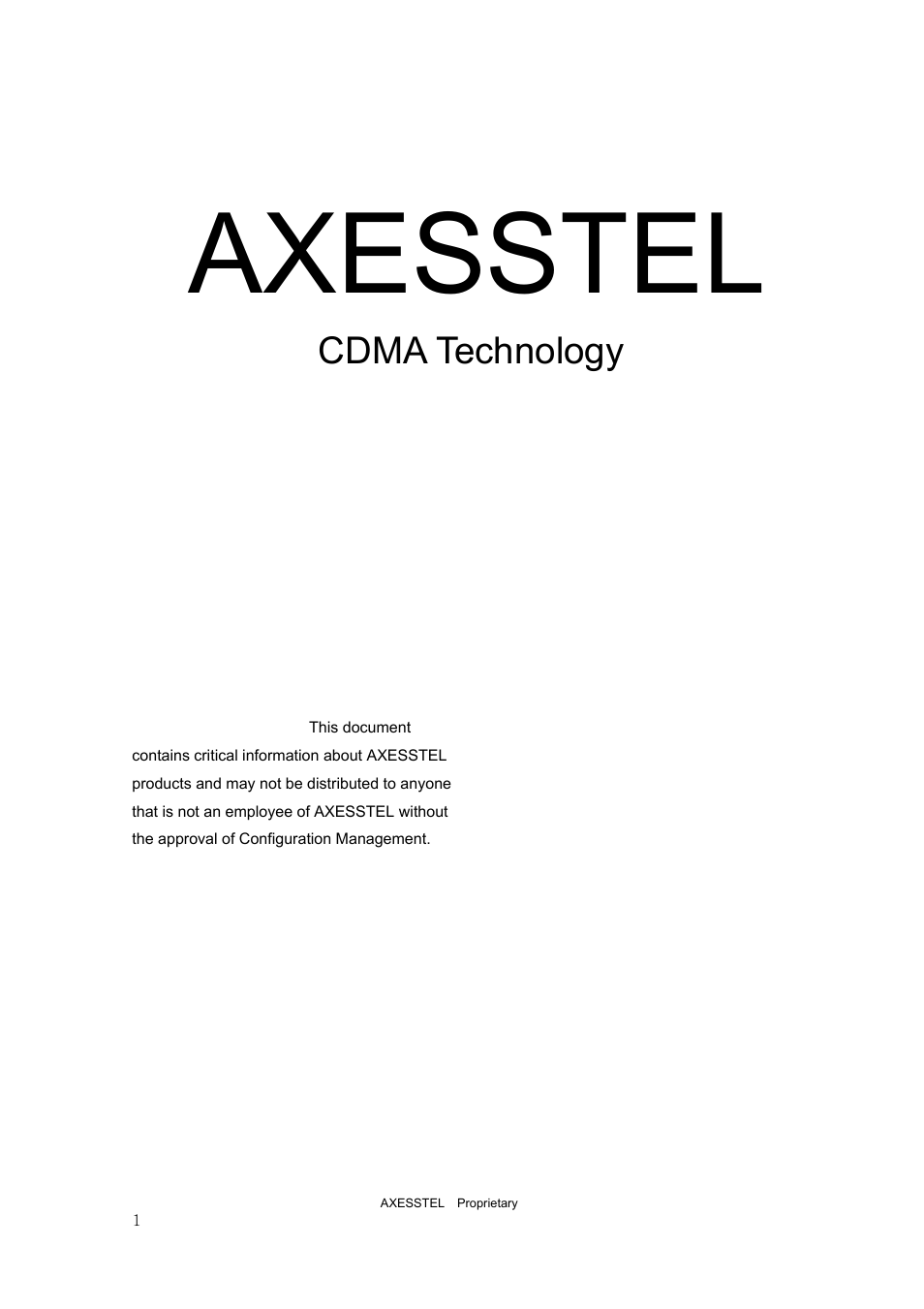 Axesstel PST User Manual | 133 pages
