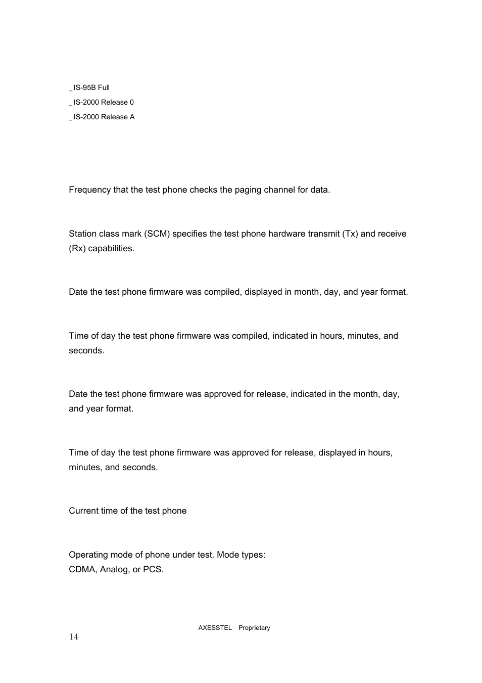 Axesstel PST User Manual | Page 14 / 133