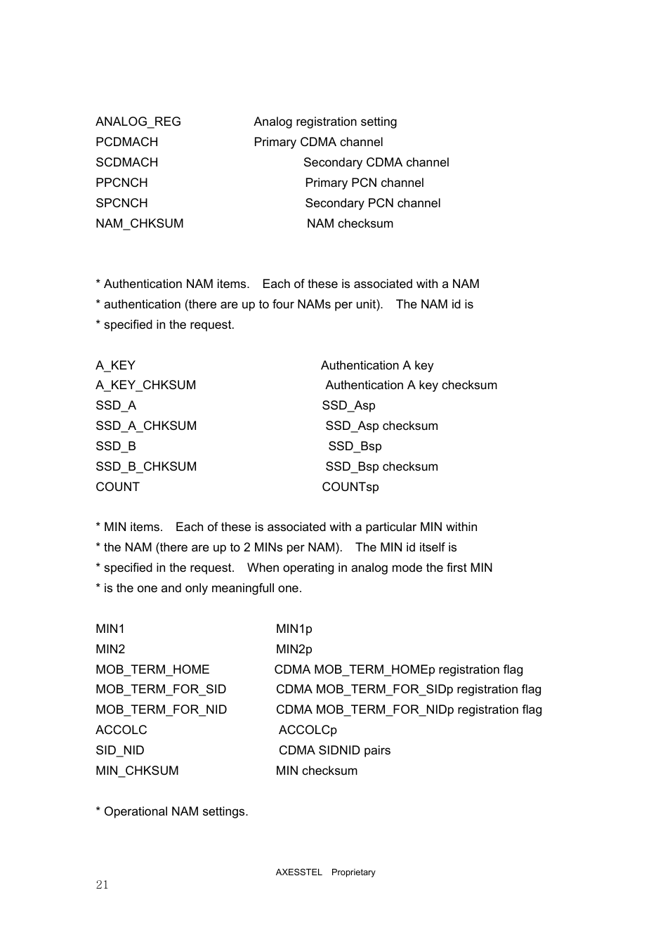 Axesstel PST User Manual | Page 21 / 133