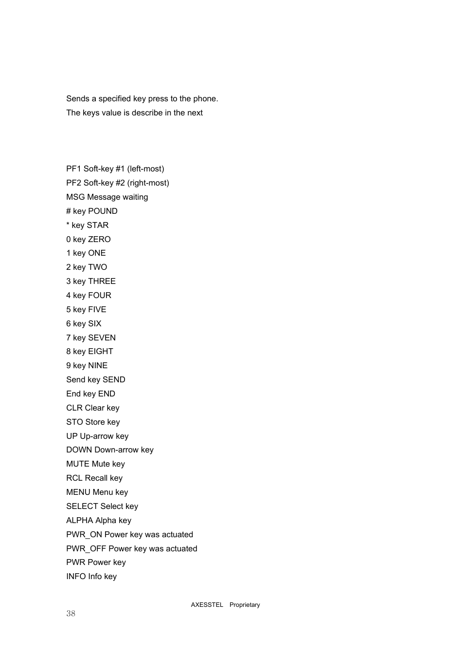 Axesstel PST User Manual | Page 38 / 133
